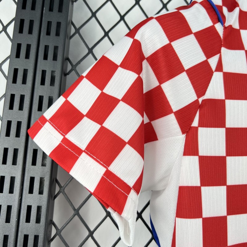 2026 Kids Croatia World Cup Home Kit