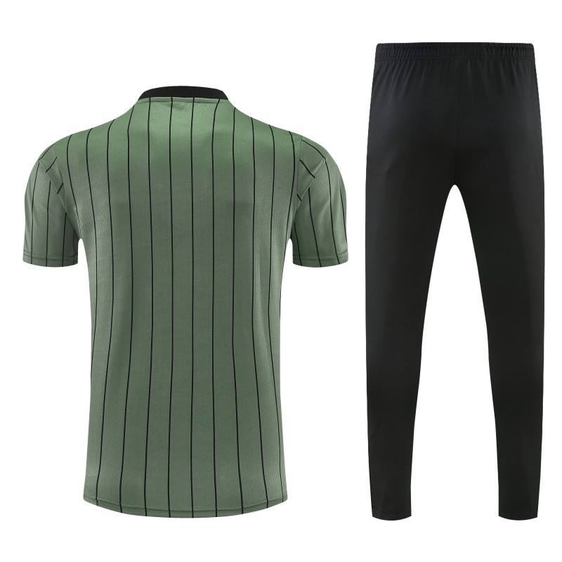 26/27 Bayern Dark Green Short Sleeve Tracksuit + Long Pants