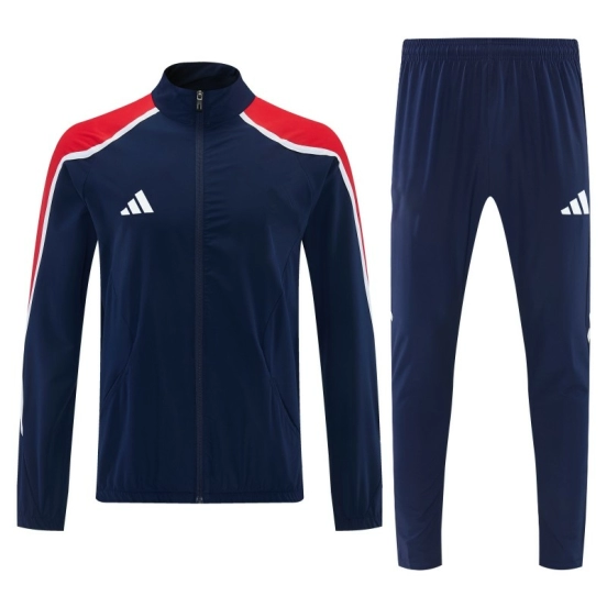 2026 Adidas Navy Blue Full Zipper Jacket Tracksuit + Long Pants