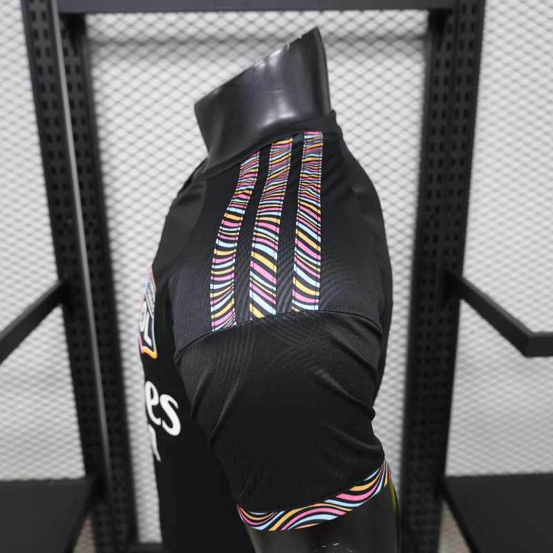 Player Version 26/27 Olympique Lyonnais Away Black Jersey