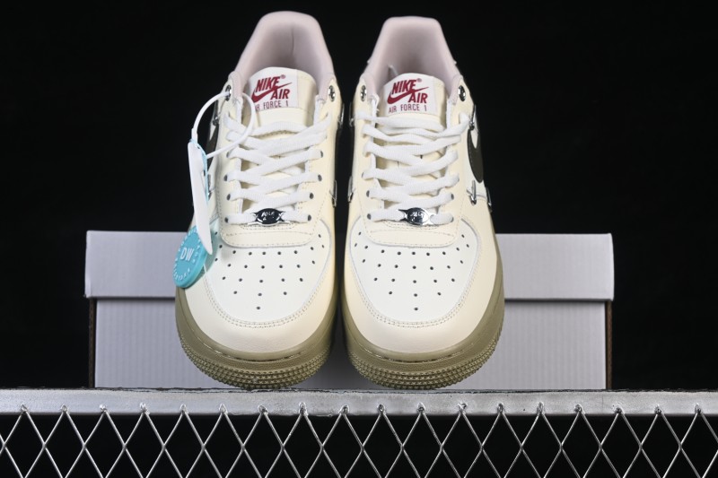 Nike Air Force 1 '07 Low Basketball Shoes with Classic Leather Upper and Air-Sole Cushioning - IQ9802-022