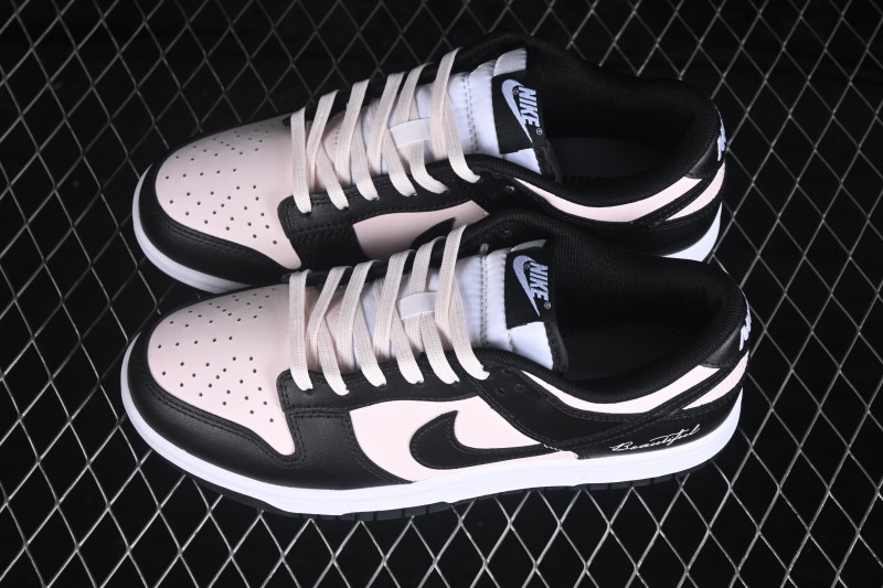 Nike SB Dunk Low Basketball Shoes with Black and Pink Colorway - DD1391-100