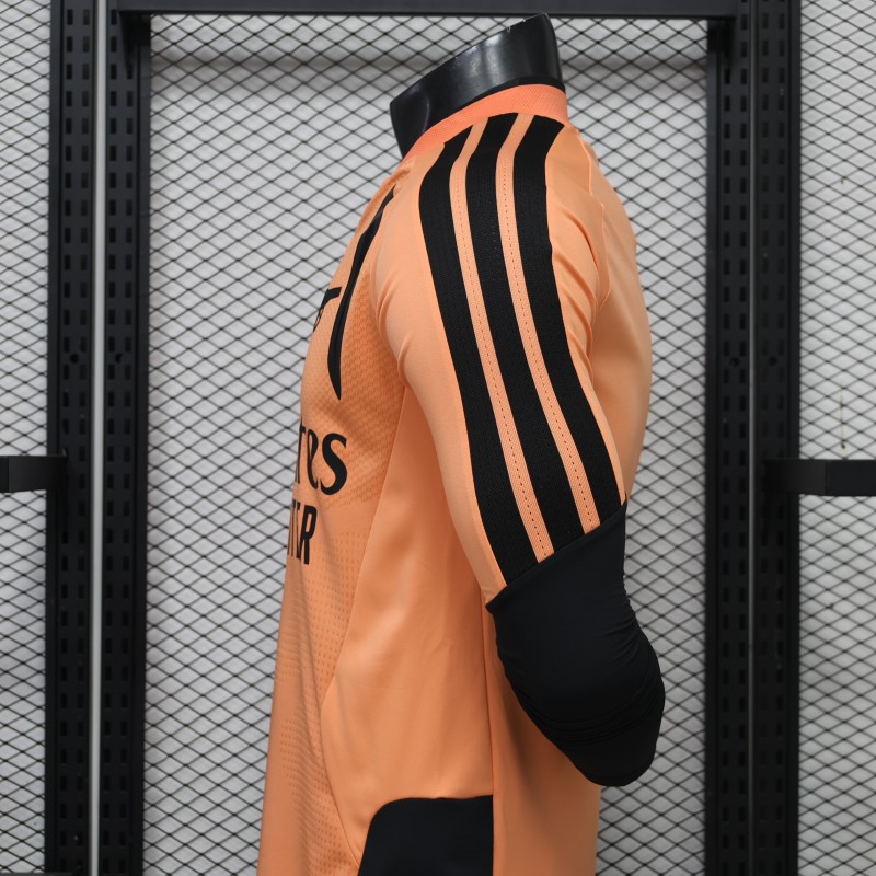 Player Version 26/27 Arsenal FC Long Sleeve Home Orange Jersey