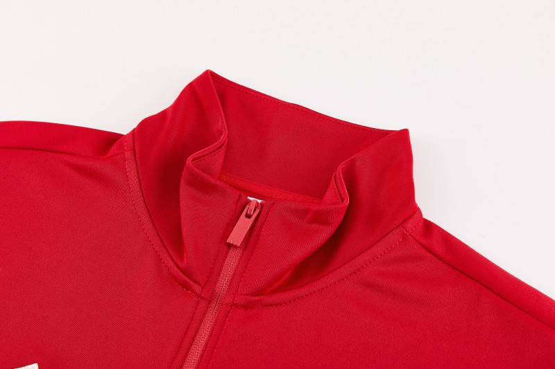 26/27 Liverpool  Red Full Zipper Jacket Tracksuit + Long Pants