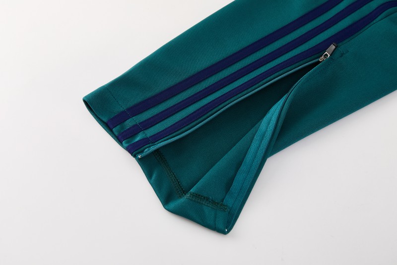 26/27 SSC Napoli Dark Green Full Zipper Jacket Tracksuit + Long Pants