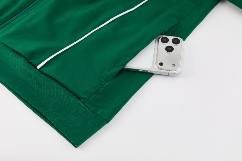 26/27 Senegal  Green Full Zipper Jacket + Long Pants