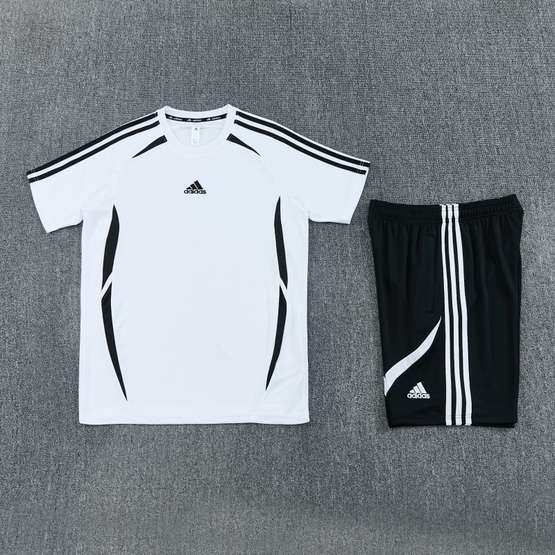 26/27 Adidas 16 White Short Sleeve+Soccer Shorts
