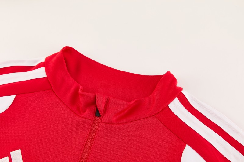 26/27 Arsenal Red Half Zipper Jacket Tracksuit + Long Pants