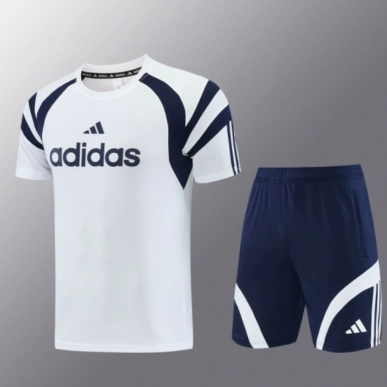 26/27 Adidas 17 White Short Sleeve+Soccer Shorts