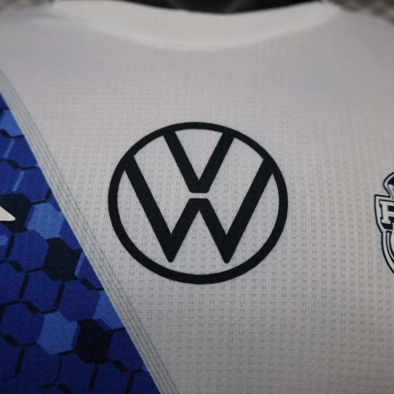 Player Version 26/27 Club Puebla Home Blue Pink Jersey