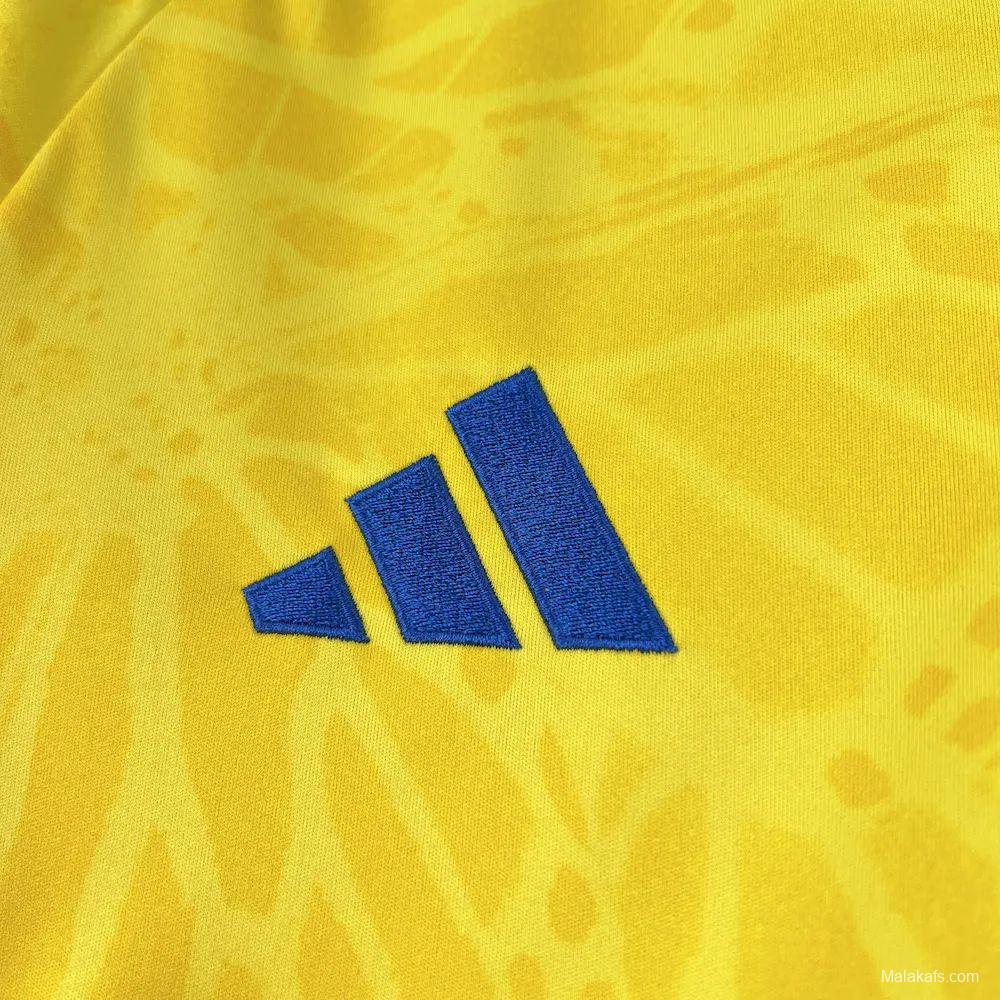 2026 Mens Colombia World Cup Home Long Sleeve Jersey