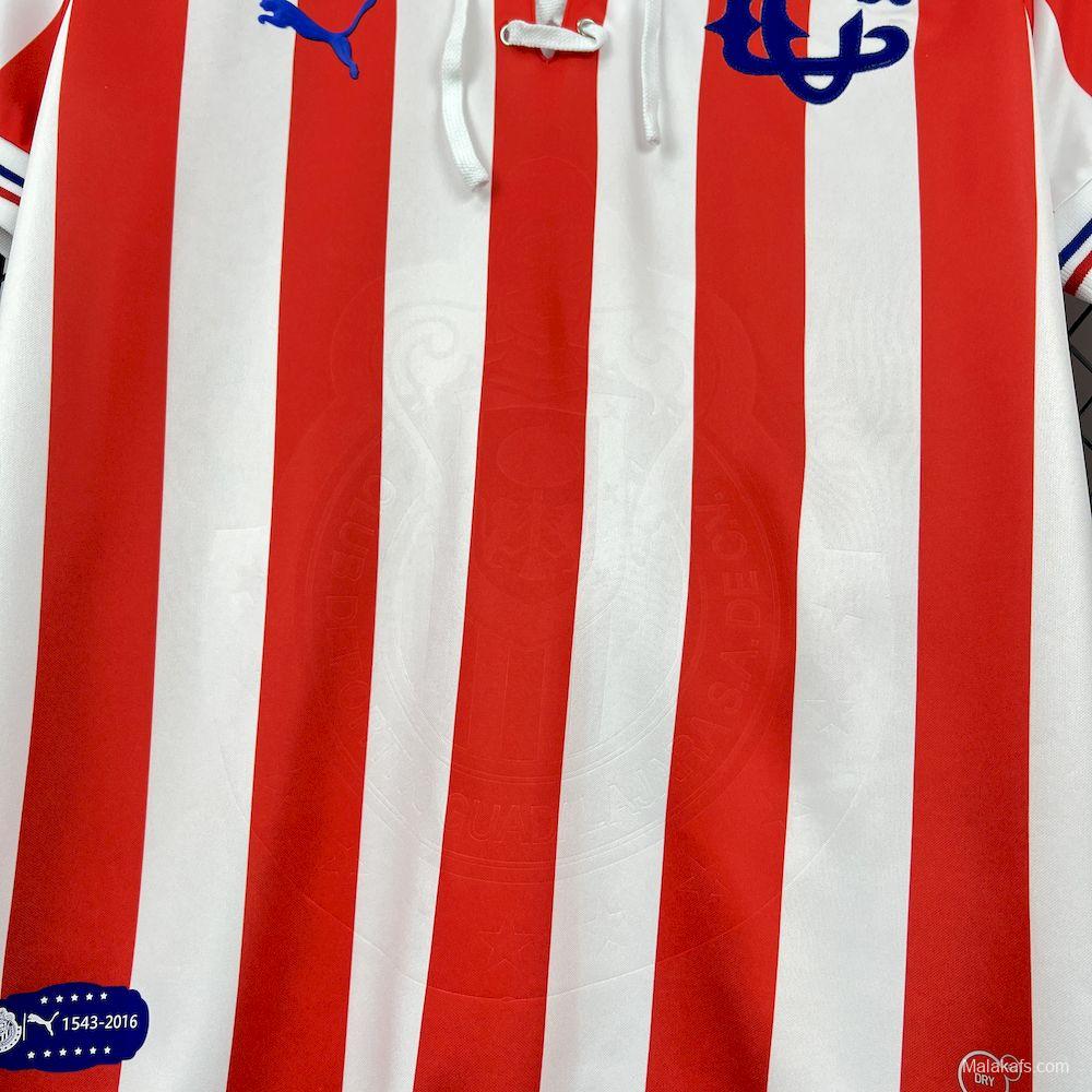 2016/17 Retro Chivas Guadalajara 110th Anniversary Jersey