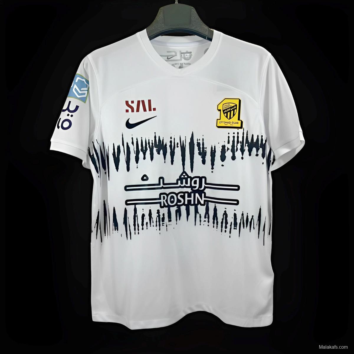 23/24 Al-Ittihad Away White Jersey