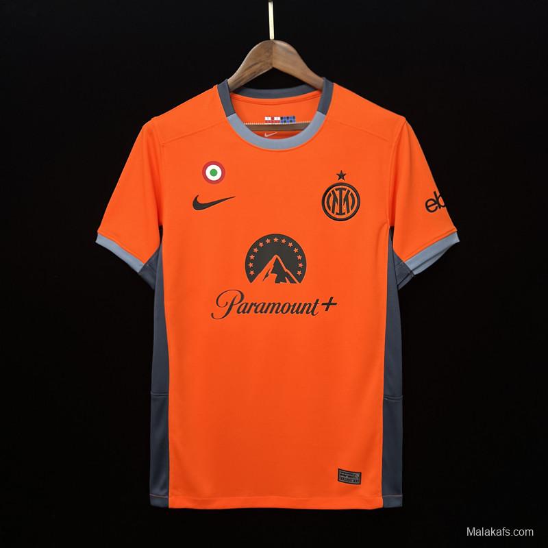 23/24 Inter Milan Third Orange Jersey