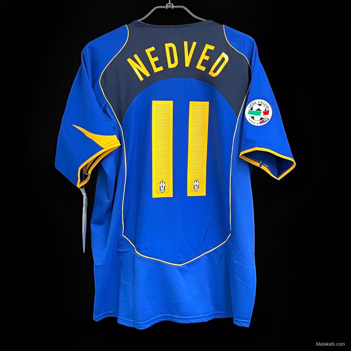 Retro 04/05 Juventus Away Blue Jersey