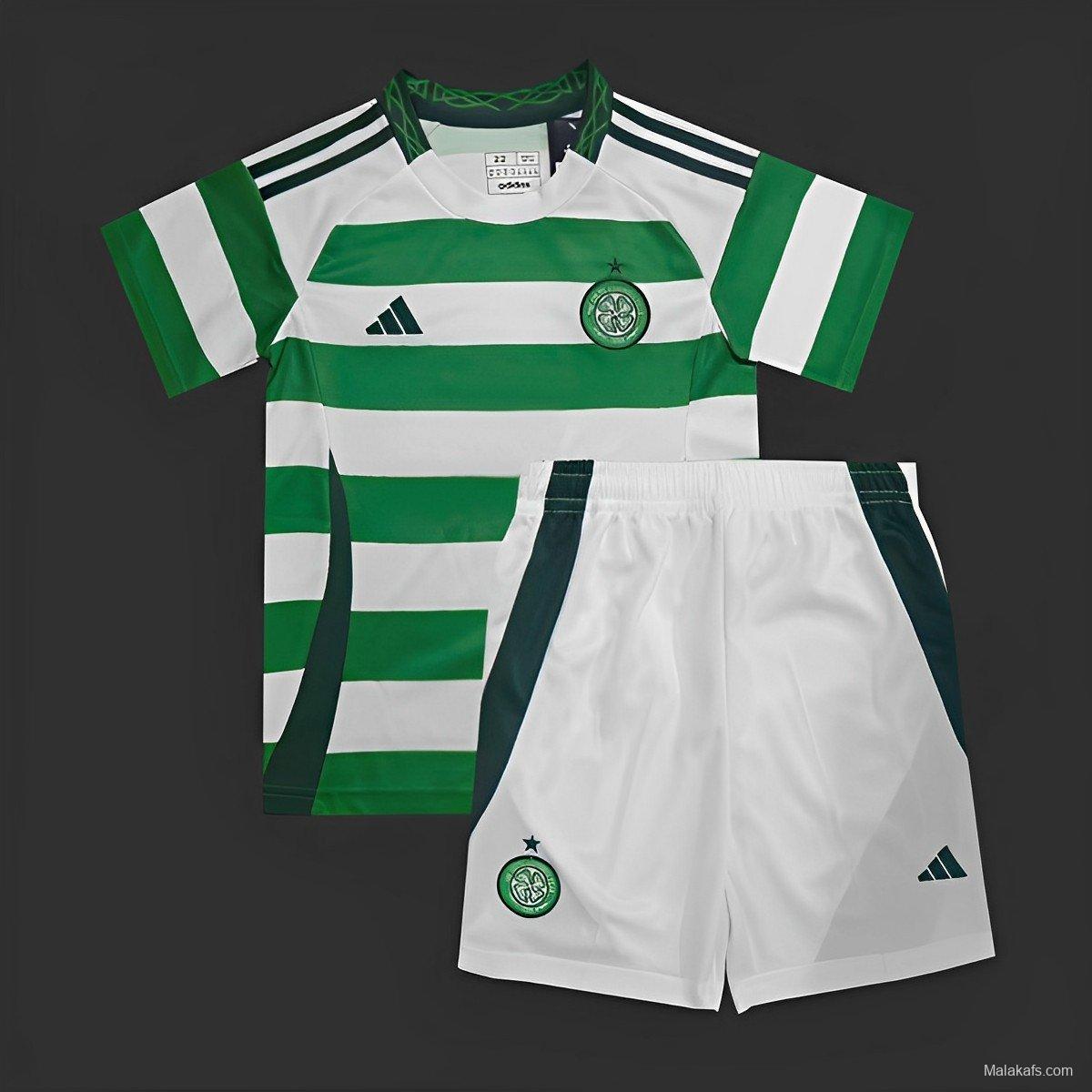 24/25 Kids Celtic Home Jersey
