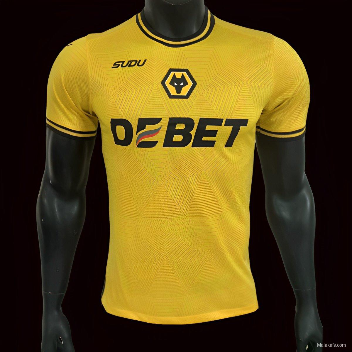 Player Version 24/25 Wolverhampton Wanderers Home Jersey