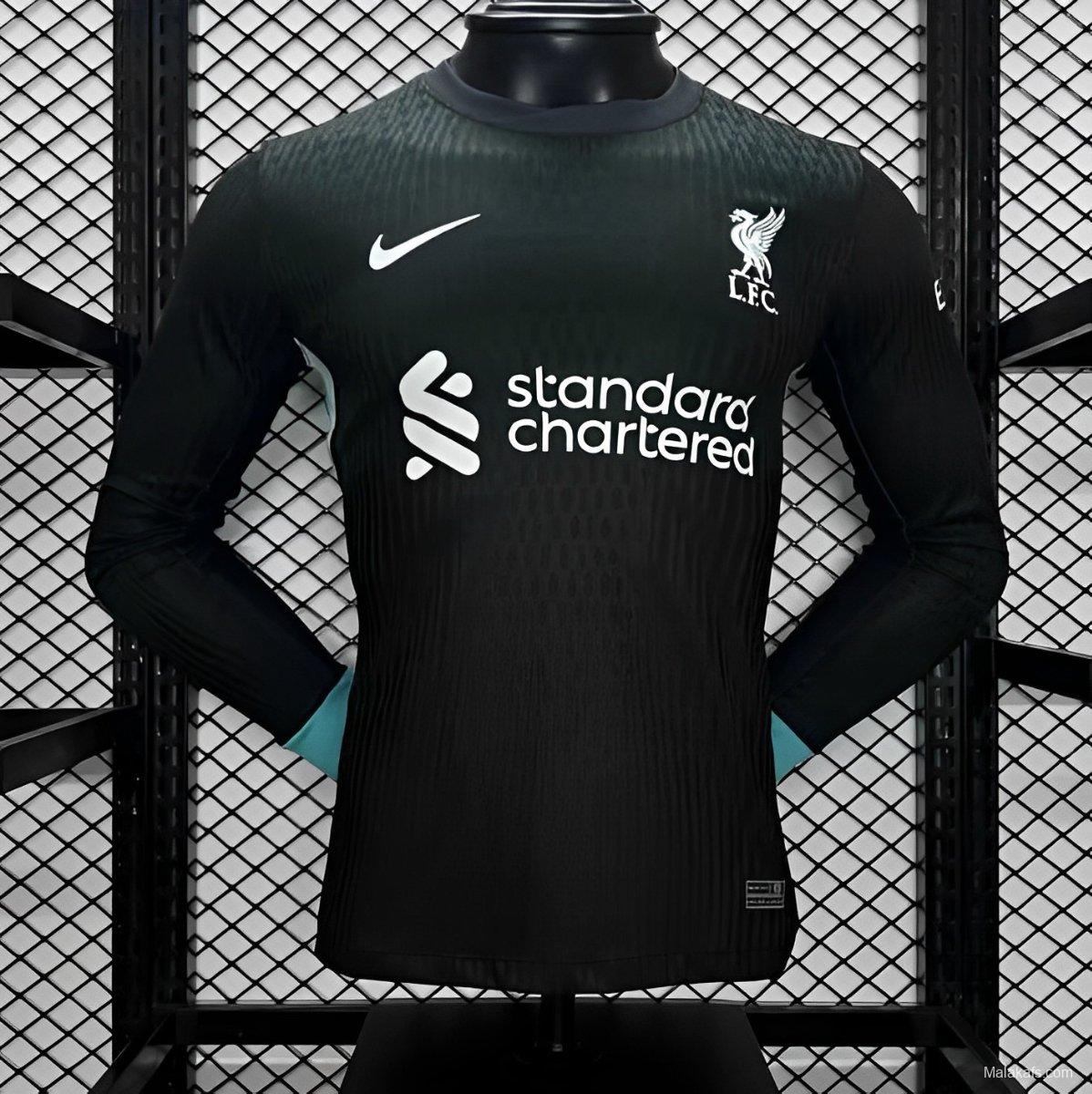 Player Version 24/25 Liverpool Away Long Sleeve Jersey