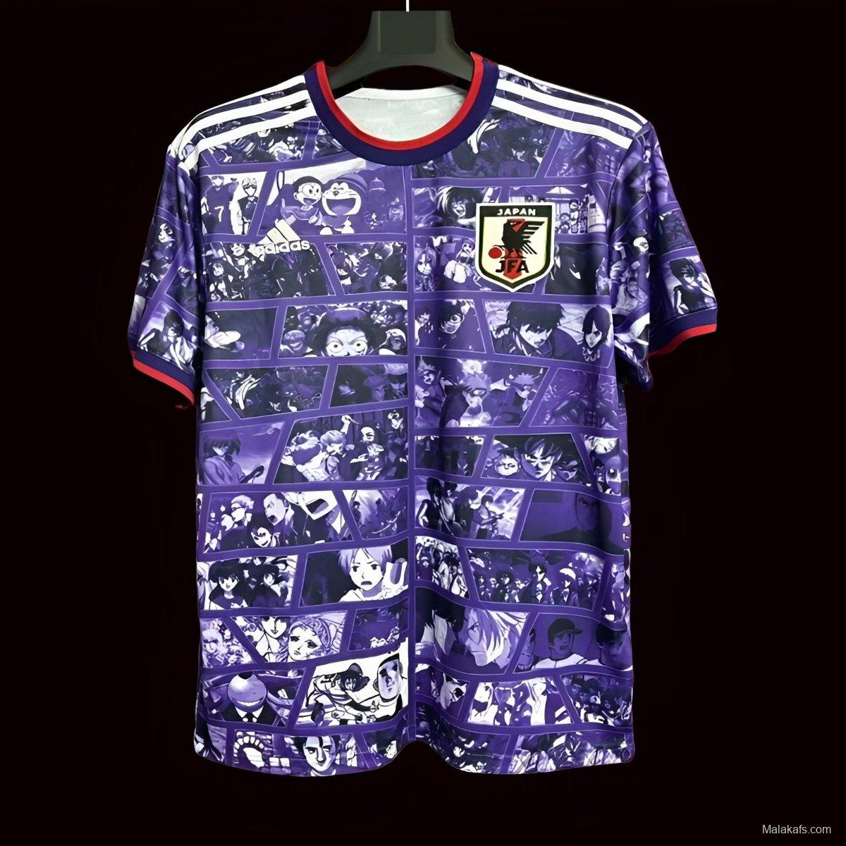 2024 Japan X Anime Purple Special Edition Jersey