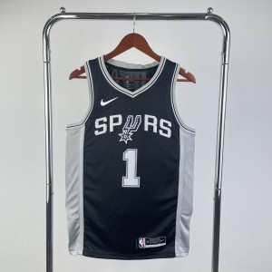 San Antonio Spurs Victor Wembanyama #1 2023/24 Away Jersey