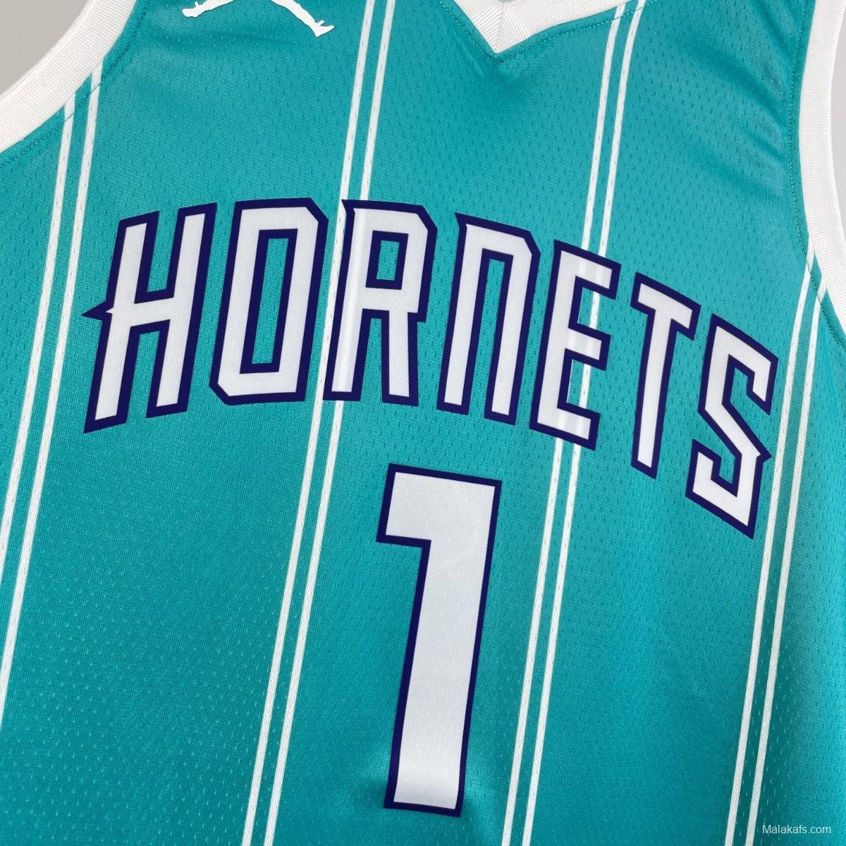 Charlotte Hornets LaMelo Ball #1 2023/24 Icon Edition Jersey