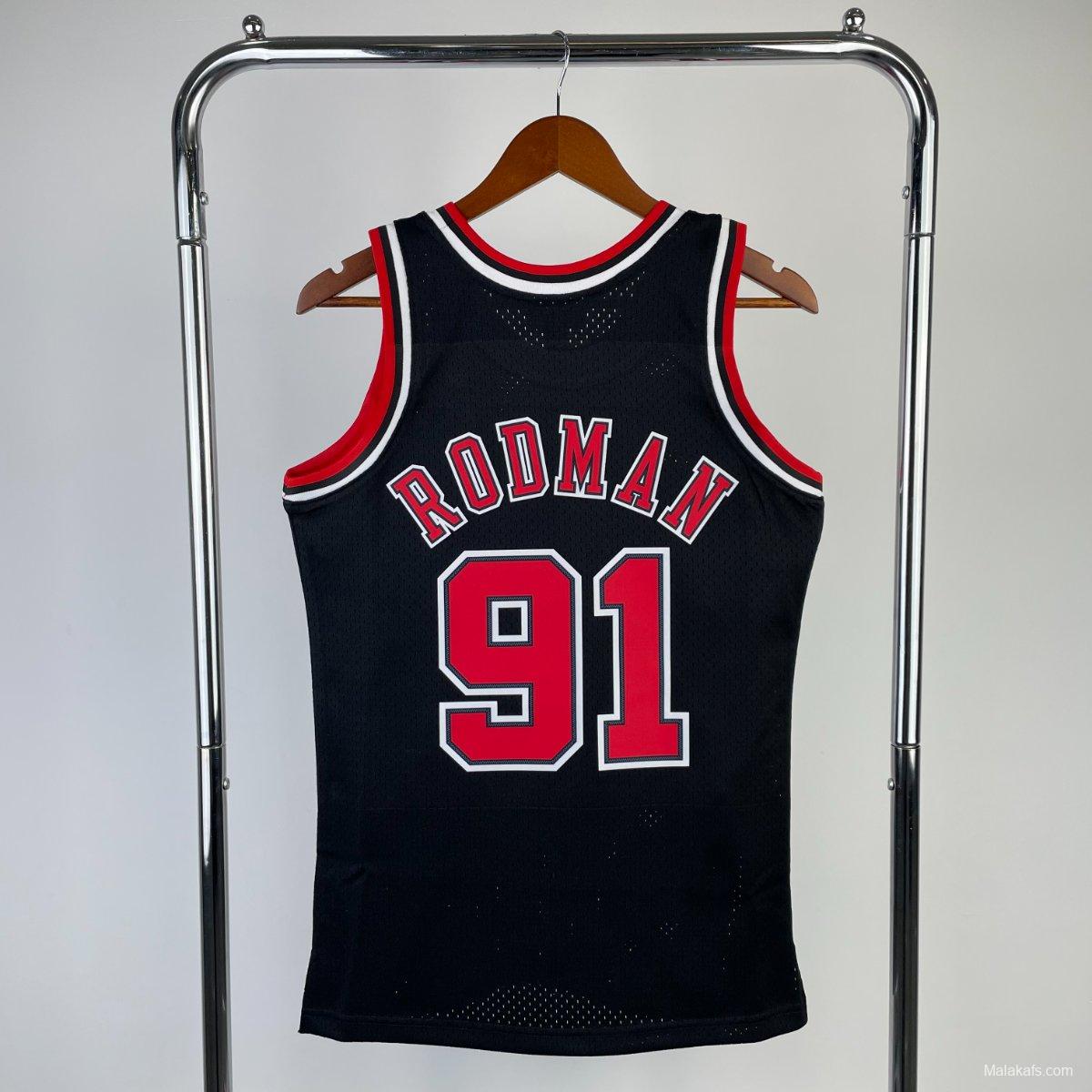 Chicago Bulls Dennis Rodman #91 Mitchell & Ness 1997/98 Hardwood Classics Jersey