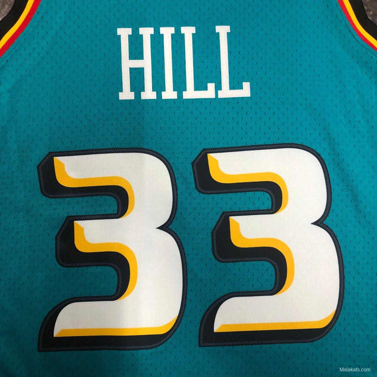 Detroit Pistons Grant Hill #33 Mitchell & Ness 1998/99 Hardwood Classics Jersey