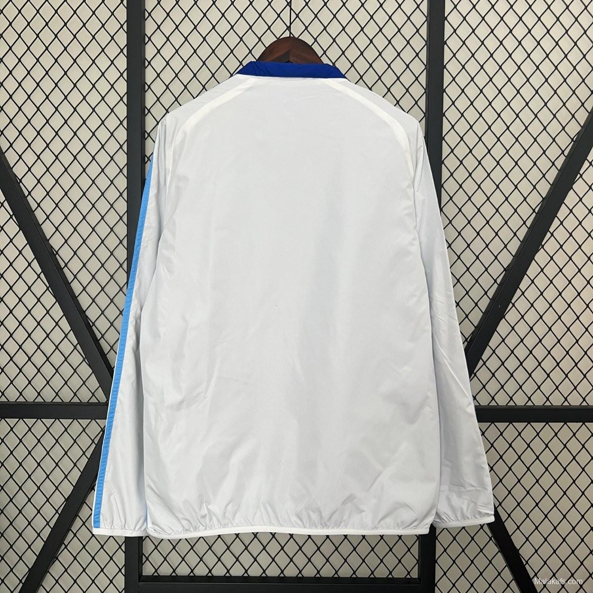 2024 Argentina White/Blue Reversible Windbreaker