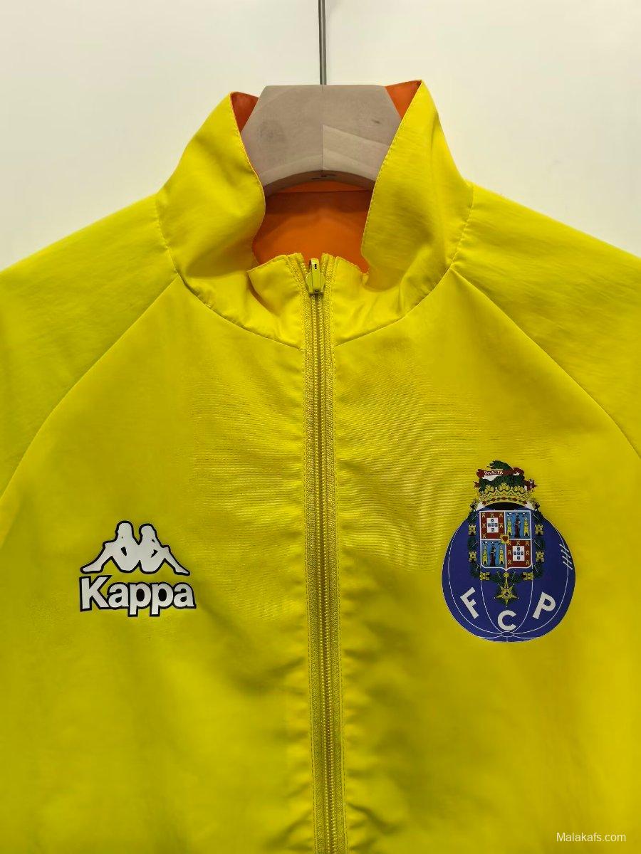 24/25 Porto Orange/Yellow Reversible Windbreaker