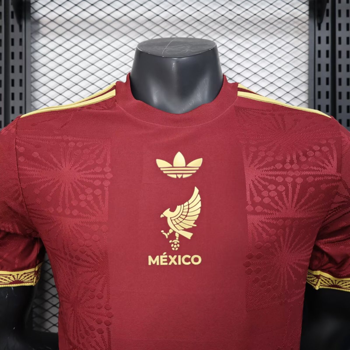 Player Version 2025 Mexico Gold Cup Wine Jersey