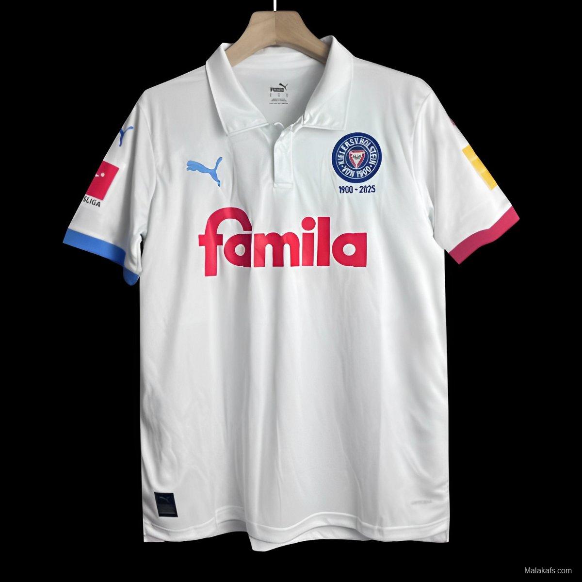 24/25 Holstein Kiel 125Th Anniversary WHITE Jersey