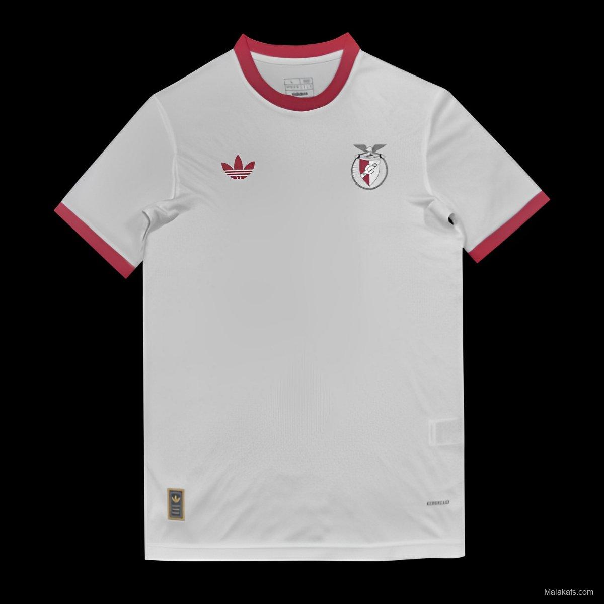25/26 Benfica White 100th Anniversary Jersey