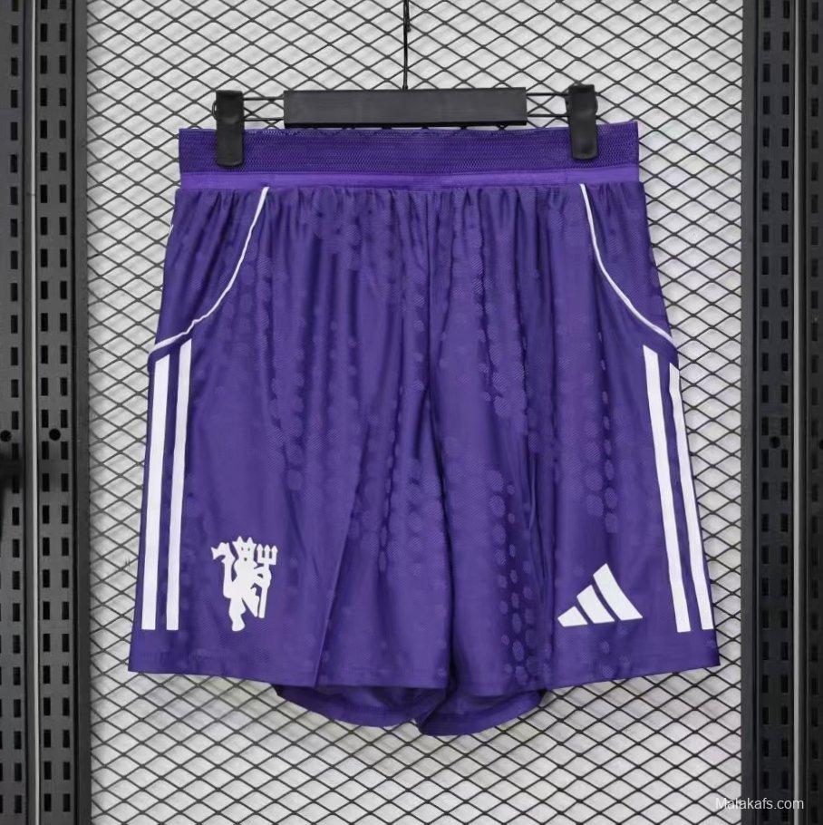 Player Version 25/26 Manchester United Purple Shorts