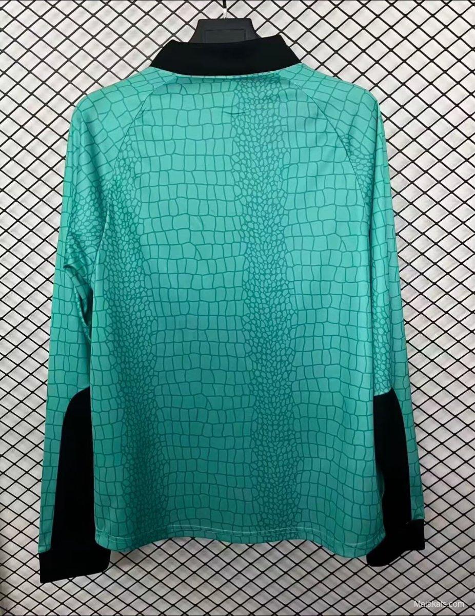 Retro 97/98 Newcastle United Green Goalkeeper Long Sleeve Jersey