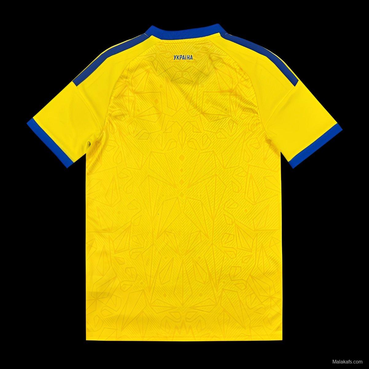 2026 Ukraine Home Jersey