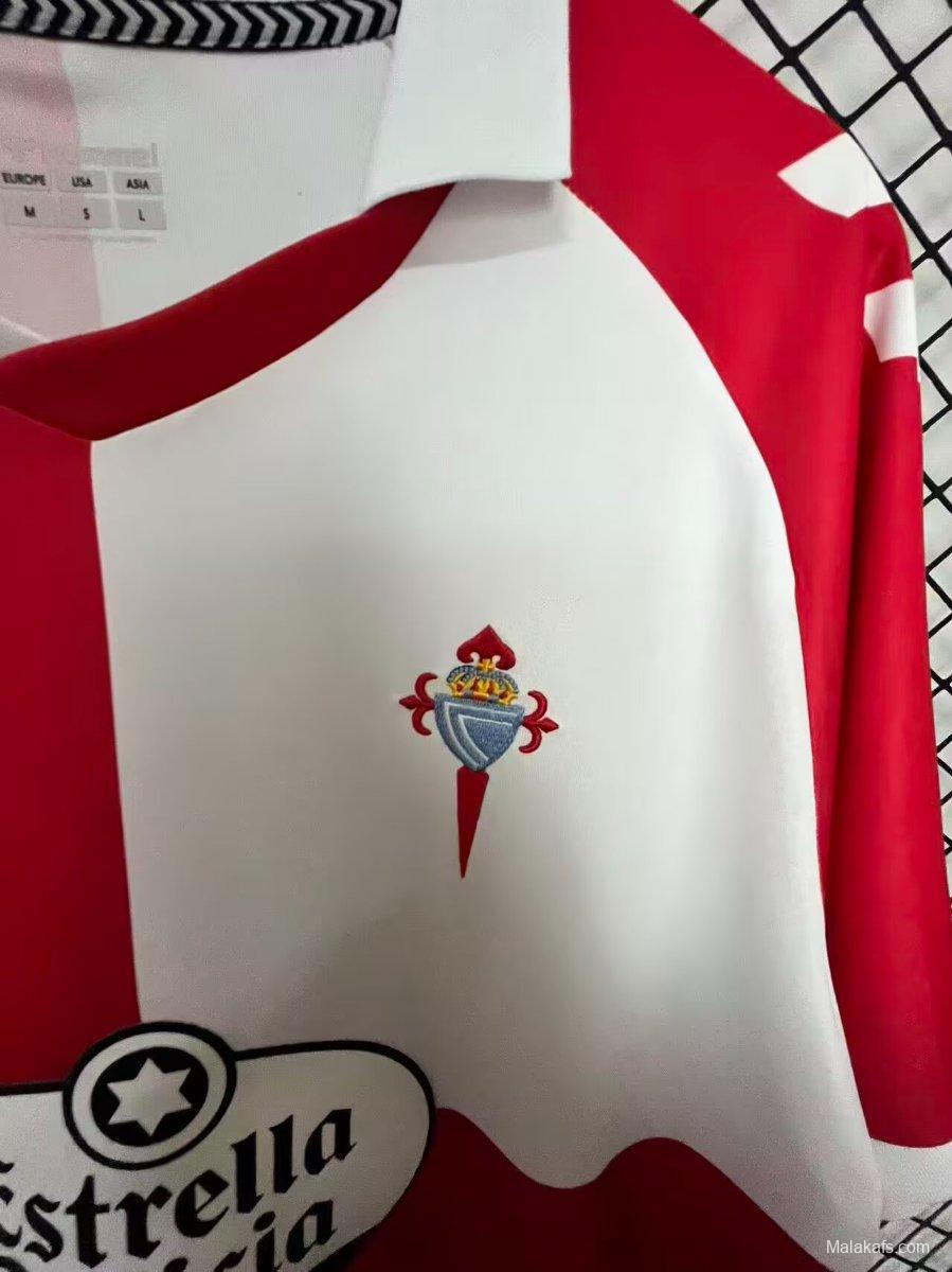 25/26 Celta de Vigo White/Red Vintage Jersey