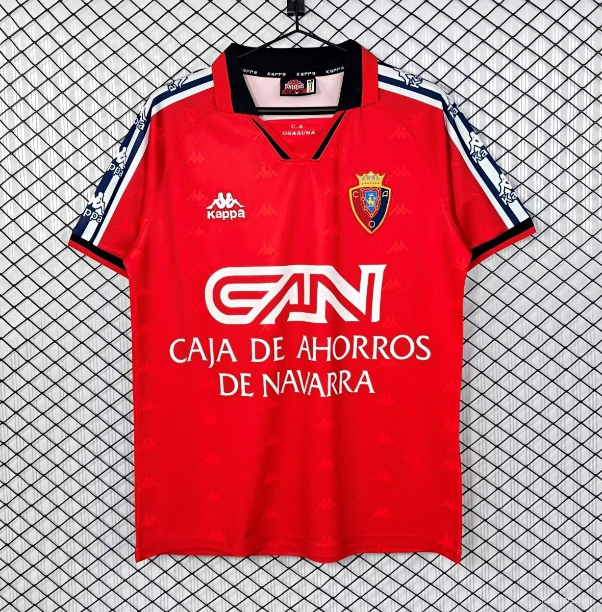 Retro 95/96 Osasuna Home Jersey