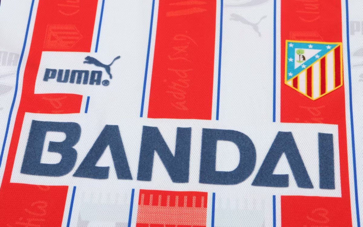 Retro 96/97 Kids Atletico Madrid Home Jersey