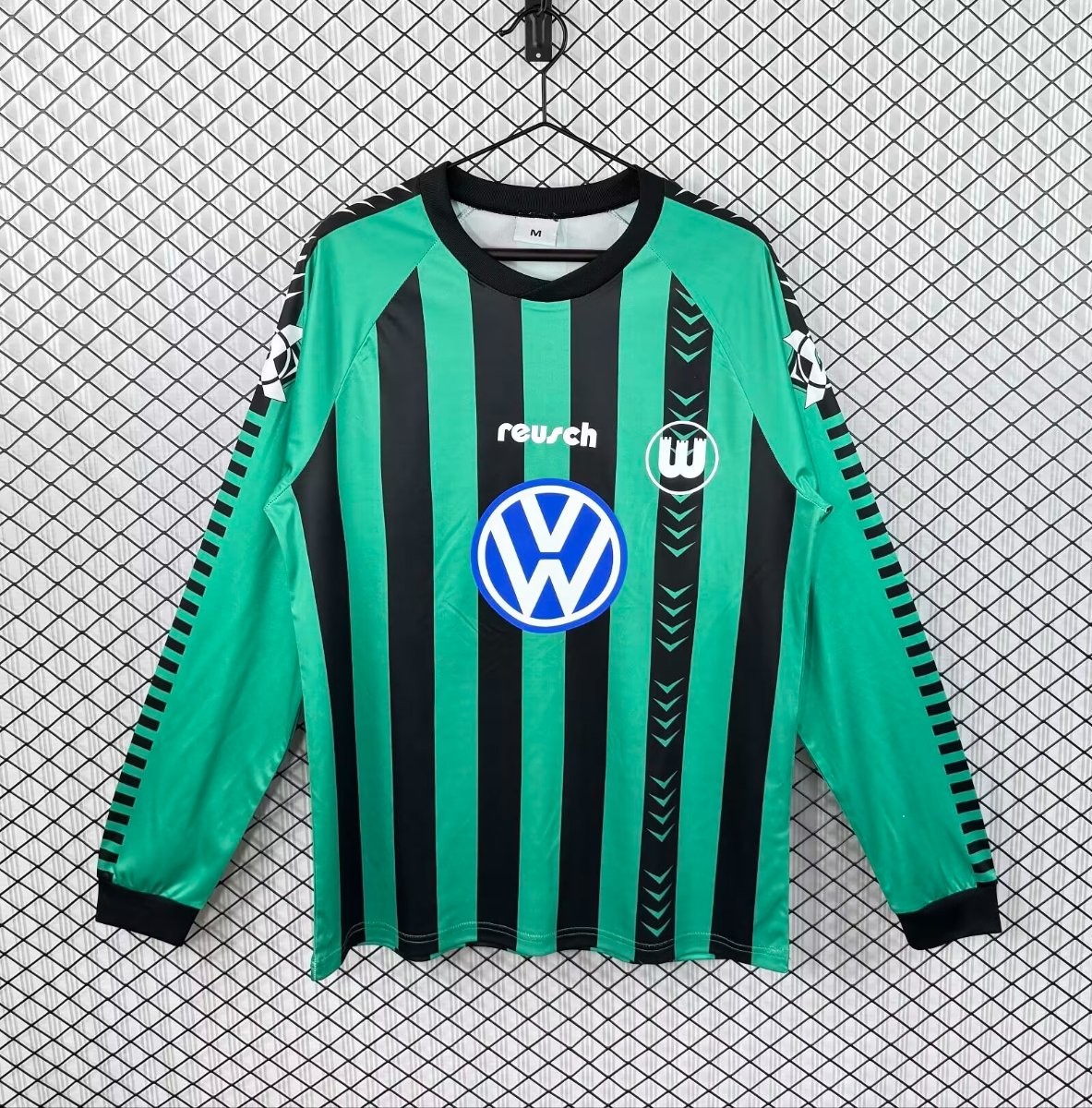 Retro 94/95 Wolfsburg Home Long Sleeve Jersey