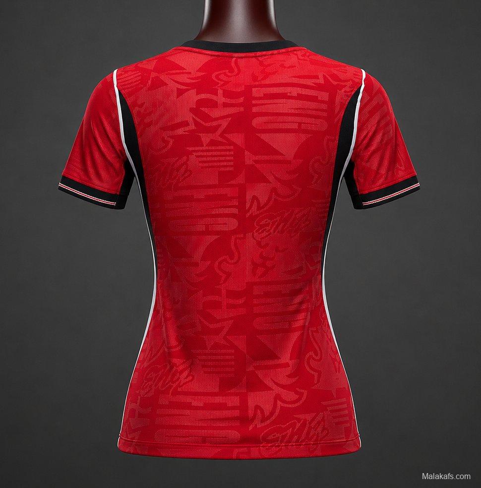 2026 Women England Away Red Jersey