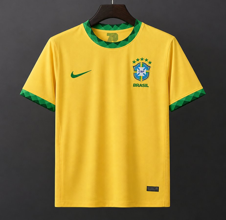 Retro 2021 Brazil Home Jersey
