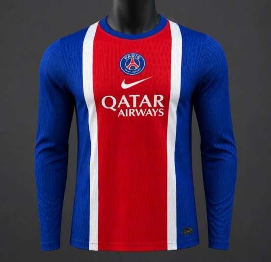 Player Version 26/27 PSG Home Long Sleeve Jersey