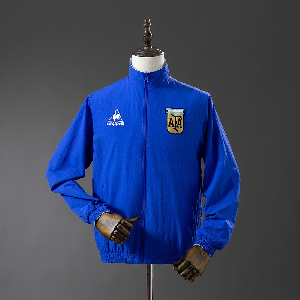1986 Argentina Blue/White Windbreaker