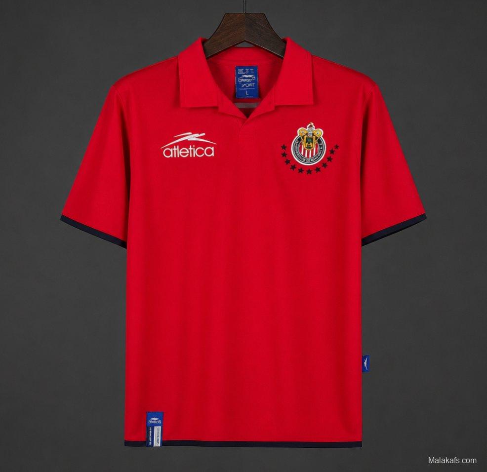 Retro 03/04 Chivas Guadalajara Third Red Jersey