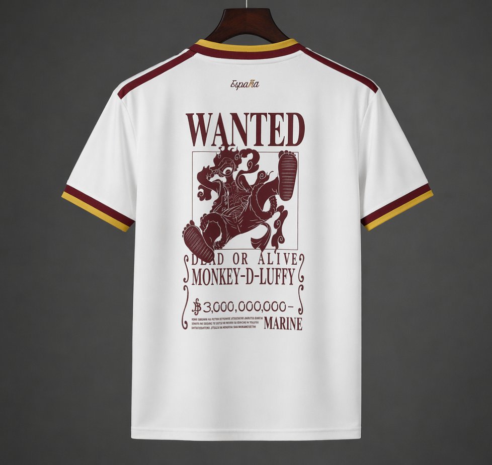 2026 Spain x One Piece Away Special Printing Jersey