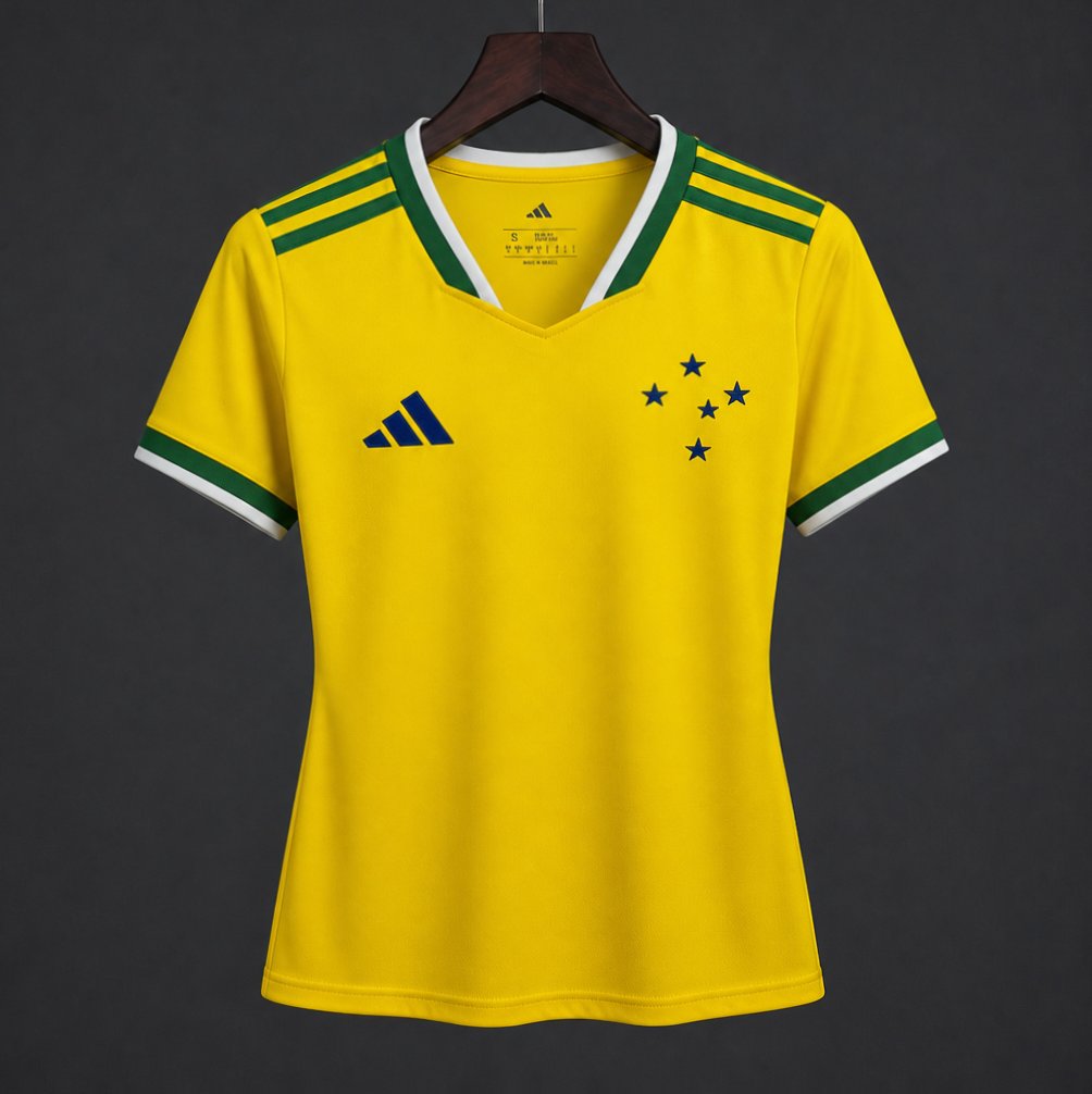 26/27 Women Cruzeiro x Brazil Yellow Special Jersey