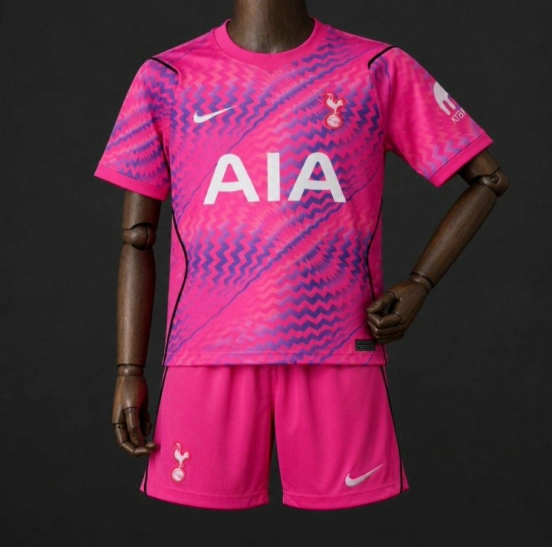 26/27 Kids Tottenham Hotspur Pink Goalkeeper Jersey