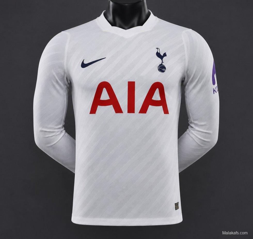 Player Version 26/27 Tottenham Hotspur Long Sleeve Home White Jersey