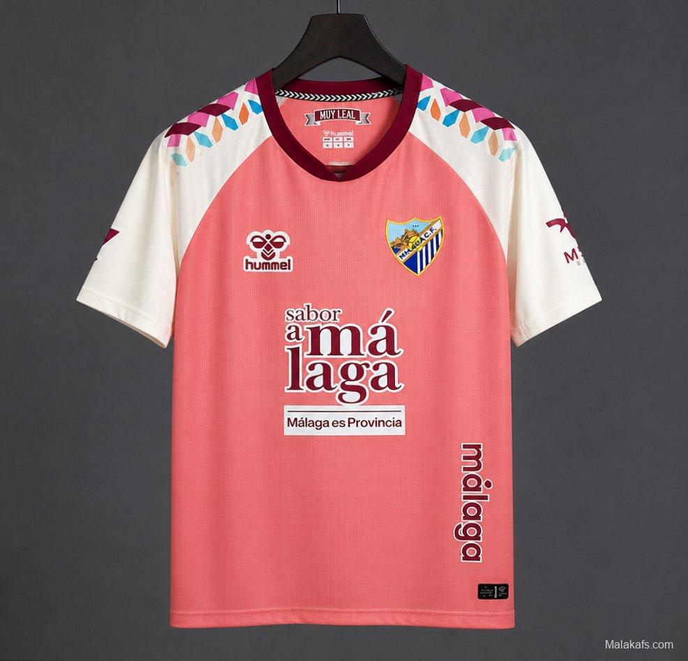 26/27 Malaga Away Pink/White Jersey