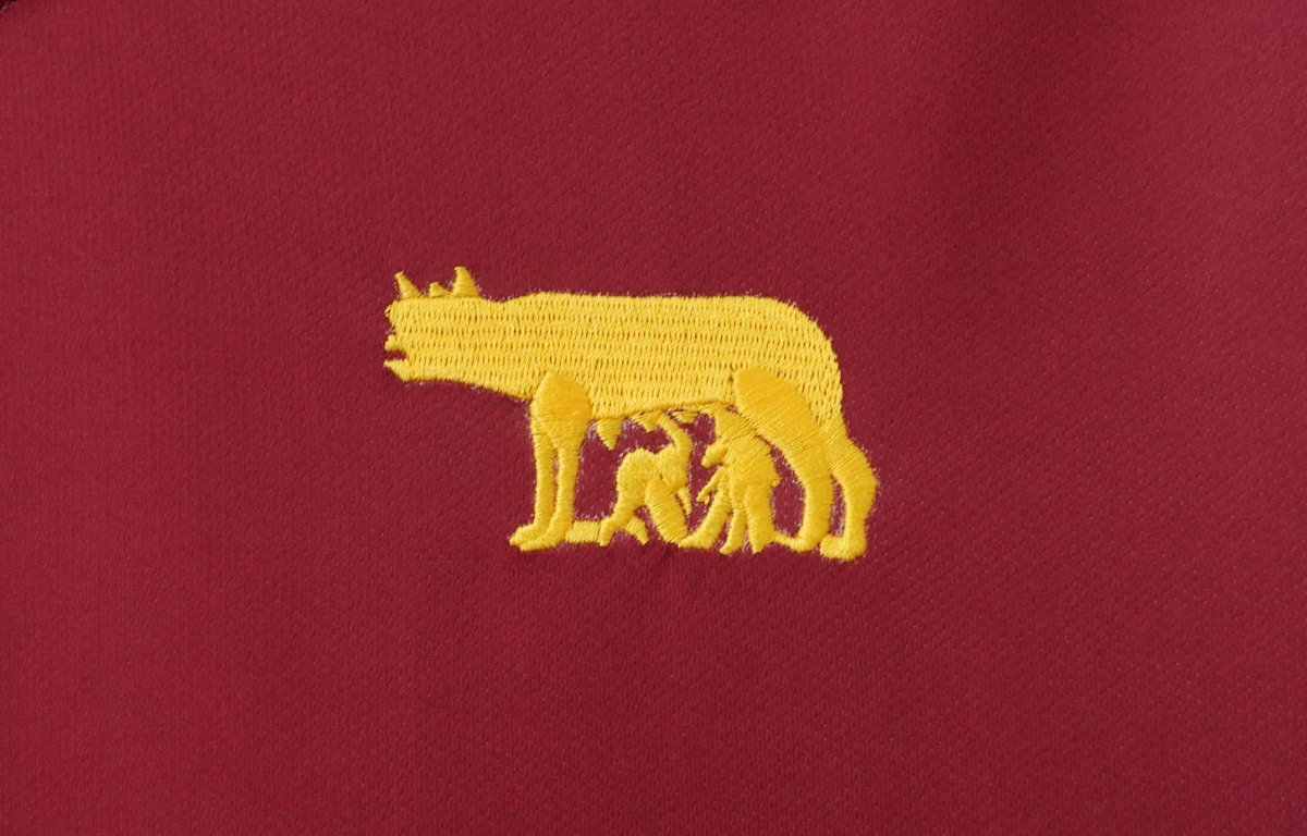 26/27 AS Roma Centenary Retro Red Jersey